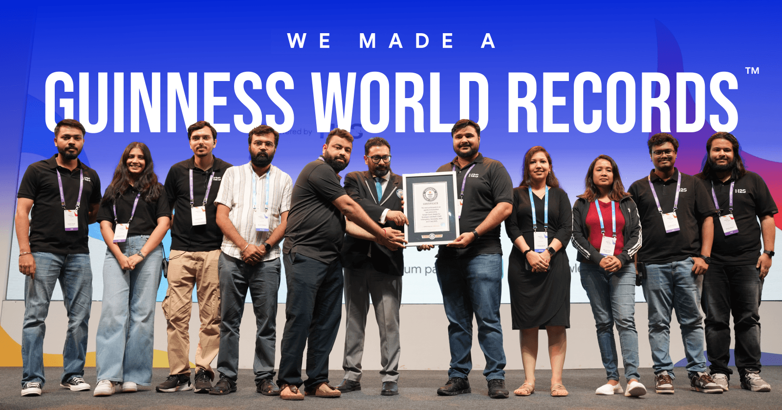 We have ourselves a GUINNESS WORLD RECORD™ title 🏆